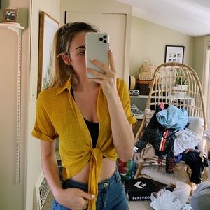 Urban Outfitters Yellow Top
